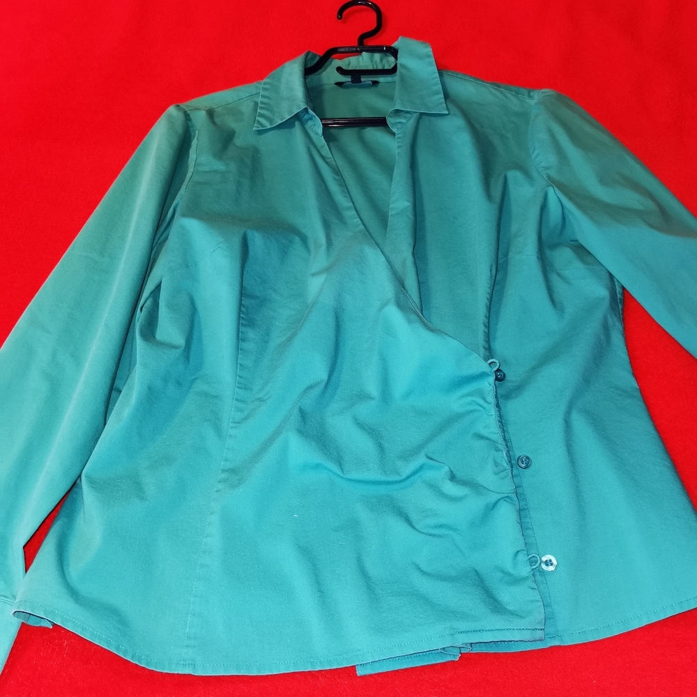 Vintage Wrap Blouse